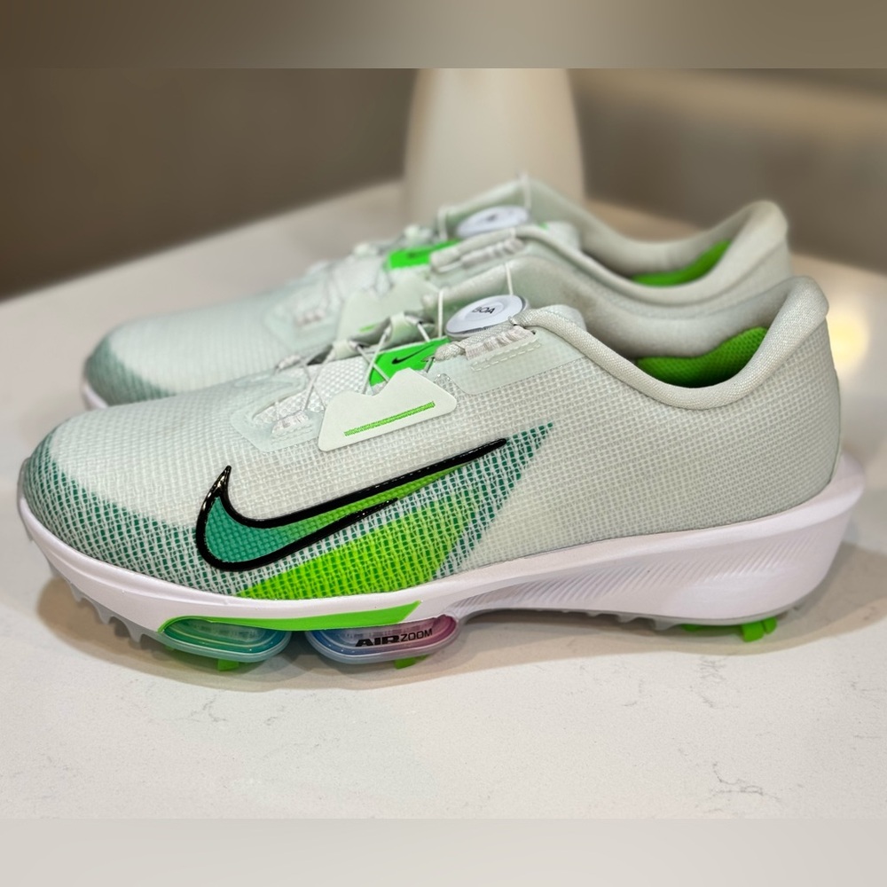 Nike Air Zoom Victory Tour 3 Women’s Golf Shoes – White/Green – Size 8